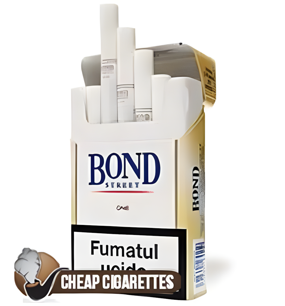Bond Street One King Size cigarettes, 20-stick flip-top box, front view