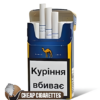 Camel Blue Compact cigarettes, 20-stick flip-top box, single pack front view
