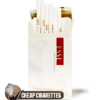 Esse Blue Super Slims cigarettes, 20-stick flip-top box, single pack front view