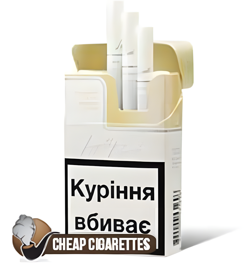 LD White King Size cigarettes, 20-stick hinge-lid box, single pack front view