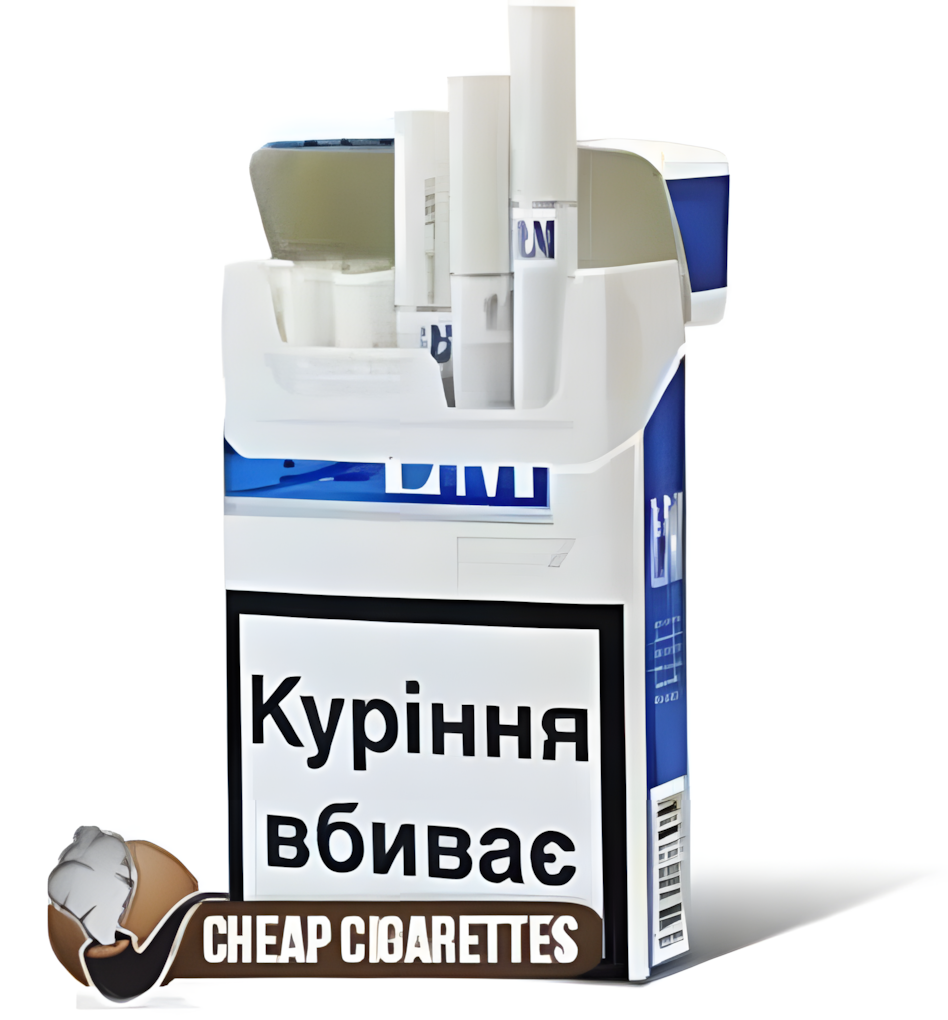 L&M Blue Label King Size cigarettes, 20-stick hinge-lid box, single pack front view