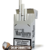 Marlboro Gold Fine Touch Compact cigarettes, 20-stick hinge-lid box, front view