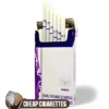 Pall Mall Aromatic Blue Slims cigarettes, 20-stick flip-top box, front view