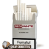 Red & White Shine Super Slims cigarettes, 20-stick hinge-lid box, front view