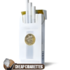 Sovereign Ultra Slims cigarettes, 20-stick hinge-lid box, single pack front view