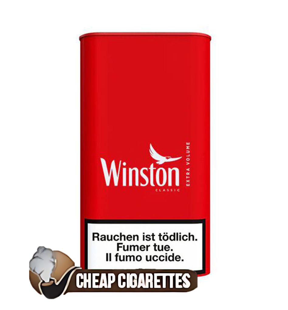 Winston Classic HVT rolling tobacco, 85 g resealable pouch, front view