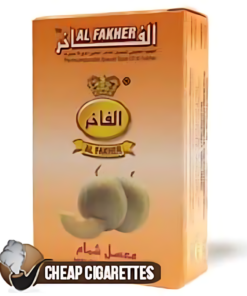 Al Fakher Melon Flavour hookah tobacco, 250 g pouch, front view of single box