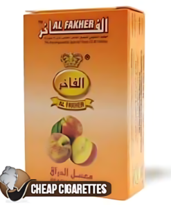 Al Fakher Peach Flavour hookah tobacco, 250 g pouch, front view