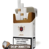 Atis Noble White King Size cigarettes, 20-stick hinge-lid box, front view