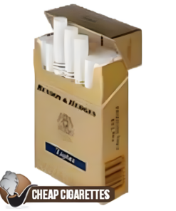 Benson & Hedges Blue King Size cigarettes, 20-stick hinge-lid box, front view
