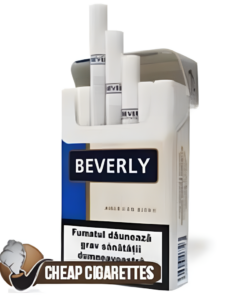 Beverly Highway Blue King Size cigarettes, 20-stick flip-top box, single pack front view