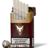 Blood Gold King Size cigarettes, 20-stick hinge-lid box, single pack front view