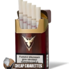 Blood Red King Size cigarettes, 20-stick hinge-lid box, front view