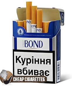 Bond Street XL Special Blue King Size cigarettes, 25-stick hinge-lid box, front view
