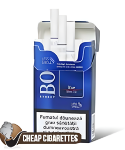 Bond Street Royal Blue Compact cigarettes, 20-stick hinge-lid box, front view