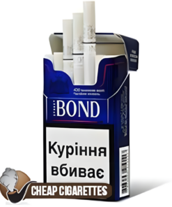 Bond Street Silver N.4 Compact cigarettes, 20-stick box, front view