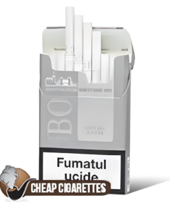Bond Street Special Silver Super Slims cigarettes, 20-stick flip-top box, front view