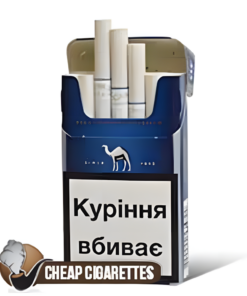 Camel Silver Compact cigarettes, 20-stick hinge-lid box, front view