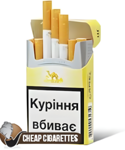 Camel Filters Red King Size cigarettes, 20-stick hinge-lid box, single pack front view