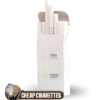 Cigaronne Exclusive White Slims cigarettes, 20-stick box, single pack front view