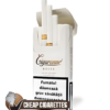 Cigaronne Exclusive White Slims cigarettes, 20-stick flip-top box, front view