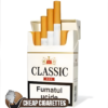 Classic Red King Size cigarettes, 20-stick flip-top pack, front view