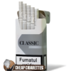 Classic Silver QS Compact cigarettes, 20-stick box, front view