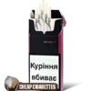 Davidoff Boudoir Black Super Slims cigarettes, 20-stick hinge-lid box, front view
