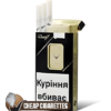 Davidoff Up Black Slims cigarettes, 20-stick octagonal box, front view