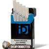 Davidoff iD Blue King Size cigarettes, 20-stick flip-top box, front view