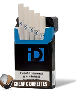 Davidoff iD Blue King Size cigarettes, 20-stick flip-top box, front view