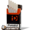Davidoff iD Orange King Size cigarettes, 20-stick hinge-lid box, front view