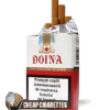 Doina Soft Red King Size cigarettes, 20-stick soft pack, front view