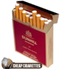Dunhill International Red King Size cigarettes, 20-stick hinge-lid box, front view