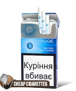 Esse Change Super Slims cigarettes, 20-stick box, front view of a single pack