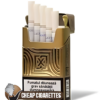 Galaxy Aurum King Size cigarettes, 20-stick hinge-lid box, front view