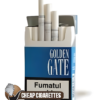 Golden Gate Blue King Size cigarettes, 20-stick hinge-lid box, front view