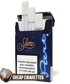 Karelia Party Slims cigarettes, 20-stick box, single pack front view
