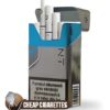 Kent Convertibles Menthol Blue King Size cigarettes, 20-stick flip-top box, front view