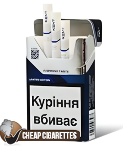 Kent HD Blue 6 Compact cigarettes, 20-stick box, single pack front view