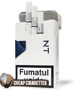 Kent HD Futura (Futura 8) Blue King Size cigarettes, 20-stick hinge-lid box, front view
