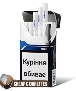 Kent HDi Silver Compact cigarettes, 20-stick flip-top box, single pack front view