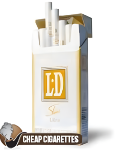 LD Ultra Slims cigarettes, 20-stick pack, single pack front view