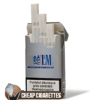 L&M Motion Silver Compact cigarettes, 20-stick flip-top box, front view