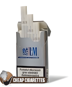 L&M Motion Silver Compact cigarettes, 20-stick flip-top box, front view