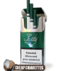 Lady Menthol Slims Silver cigarettes, 10-stick hinge-lid box, front view