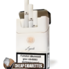 Marengo Legato Silver King Size cigarettes, 20-stick hinge-lid box, front view