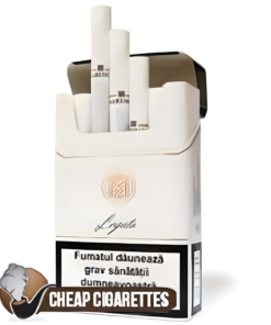 Marengo Legato Silver King Size cigarettes, 20-stick hinge-lid box, front view