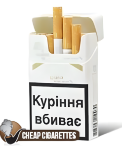 Marlboro Gold King Size cigarettes, 20-stick flip-top box, front view