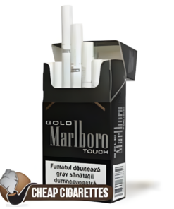 Marlboro Gold Touch Compact cigarettes, 20-stick hinge-lid box, front view